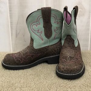 cheetah print ariat boots